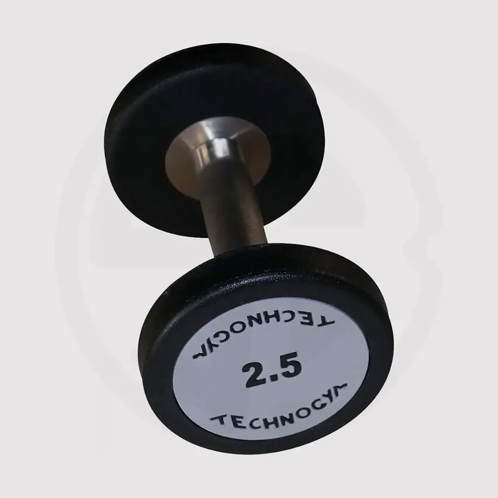 Technogym Dumbbell weights; 2.5 Kg
