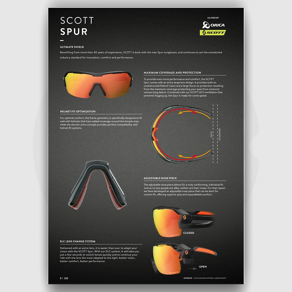 Thumbnail: Scott Spur MTB sunglasses, instructions and specifications