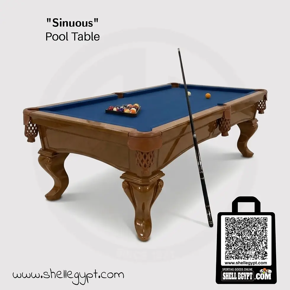 Classic "Sinuous" Style Billiard Table - 8 feet