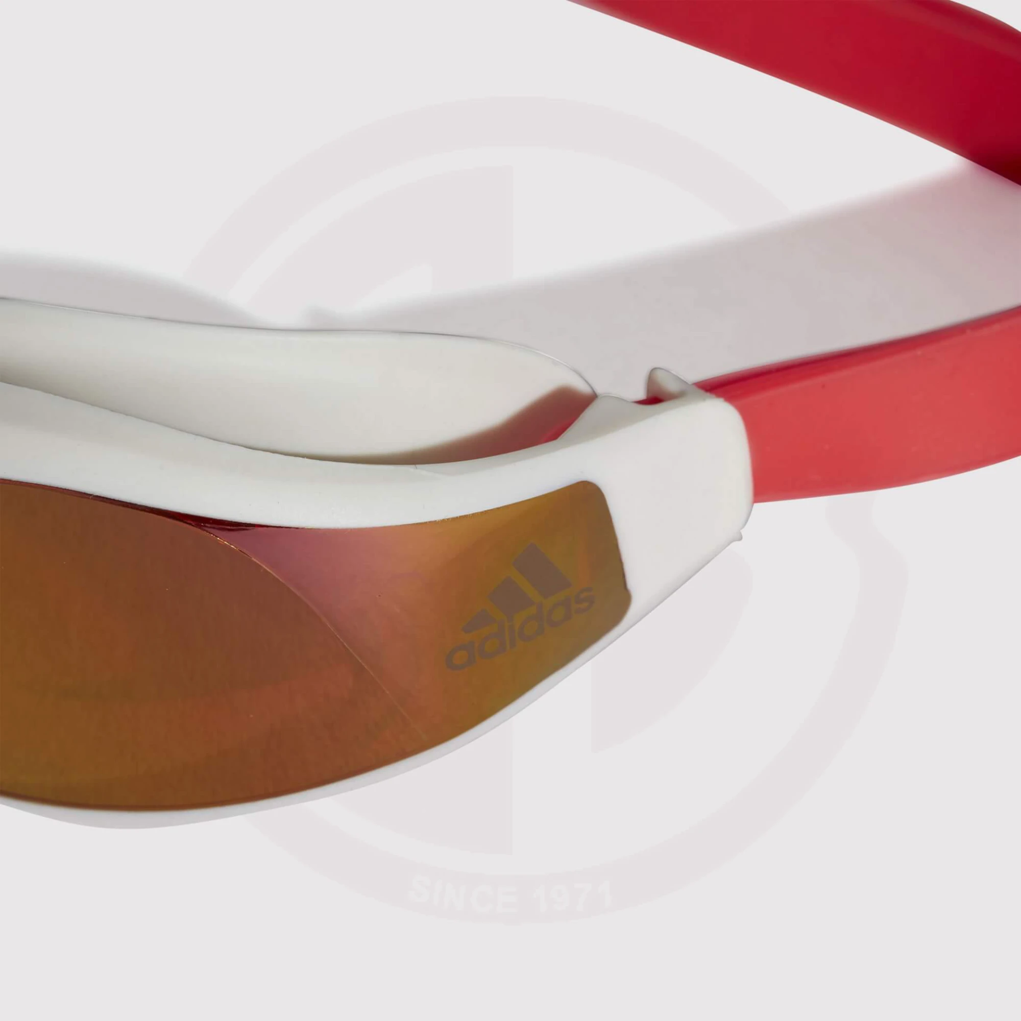 adidas Persistar Race Mirrored swimming goggles, logo