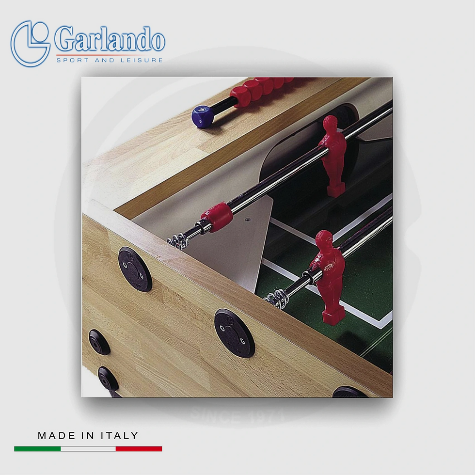 Thumbnail: Garlando G-100 foosball table, telescopic bars