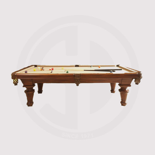 Queen Pool Table 8ft made of walnut woods, Egyptian industry | Shell Egypt