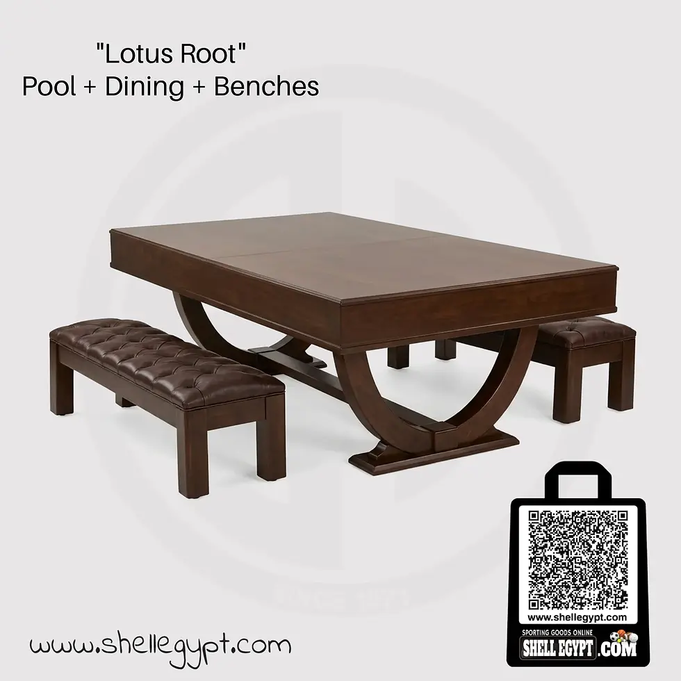 The "Lotus Root+" Pool, dining table and benches