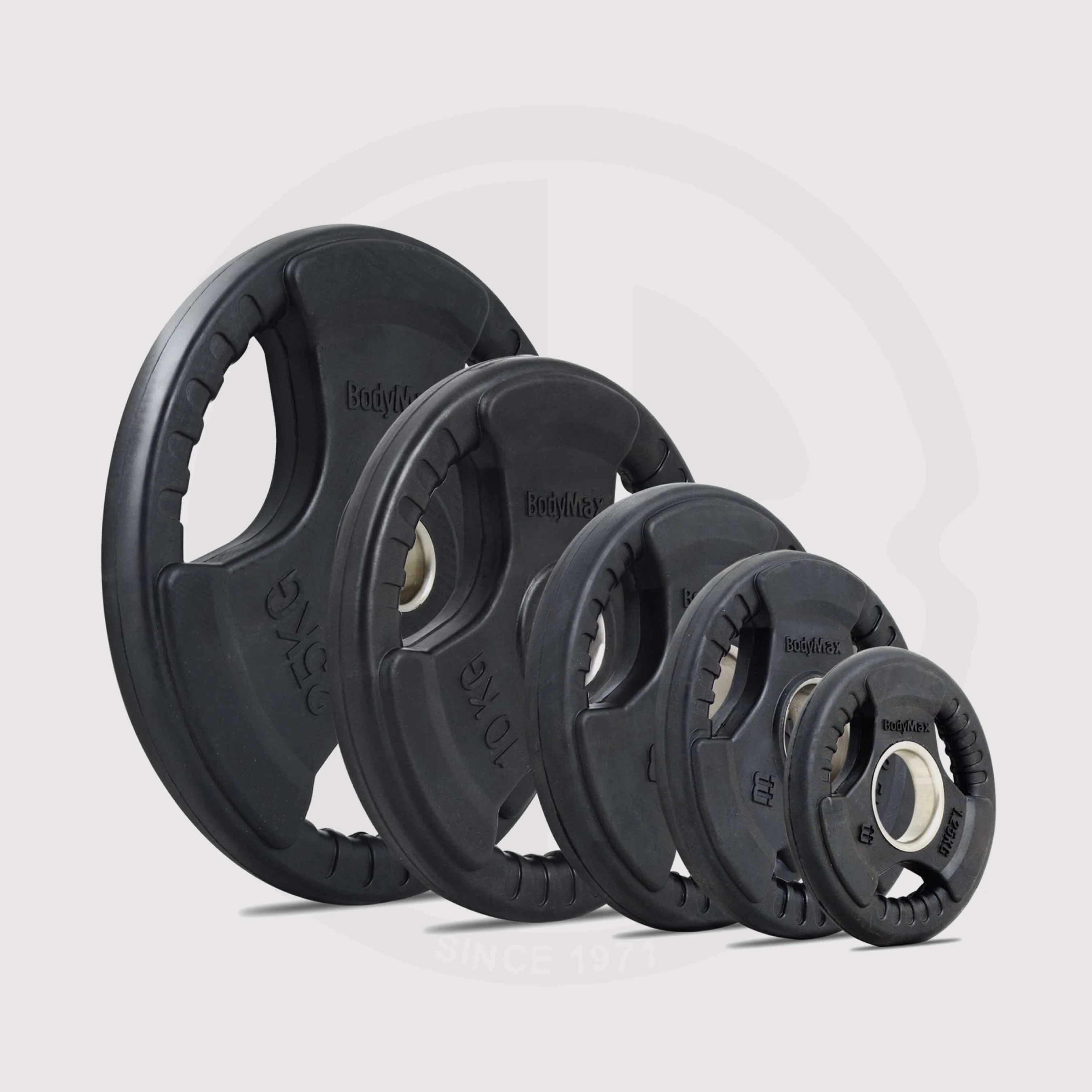 Bodymax olympic rubber radial weight plates