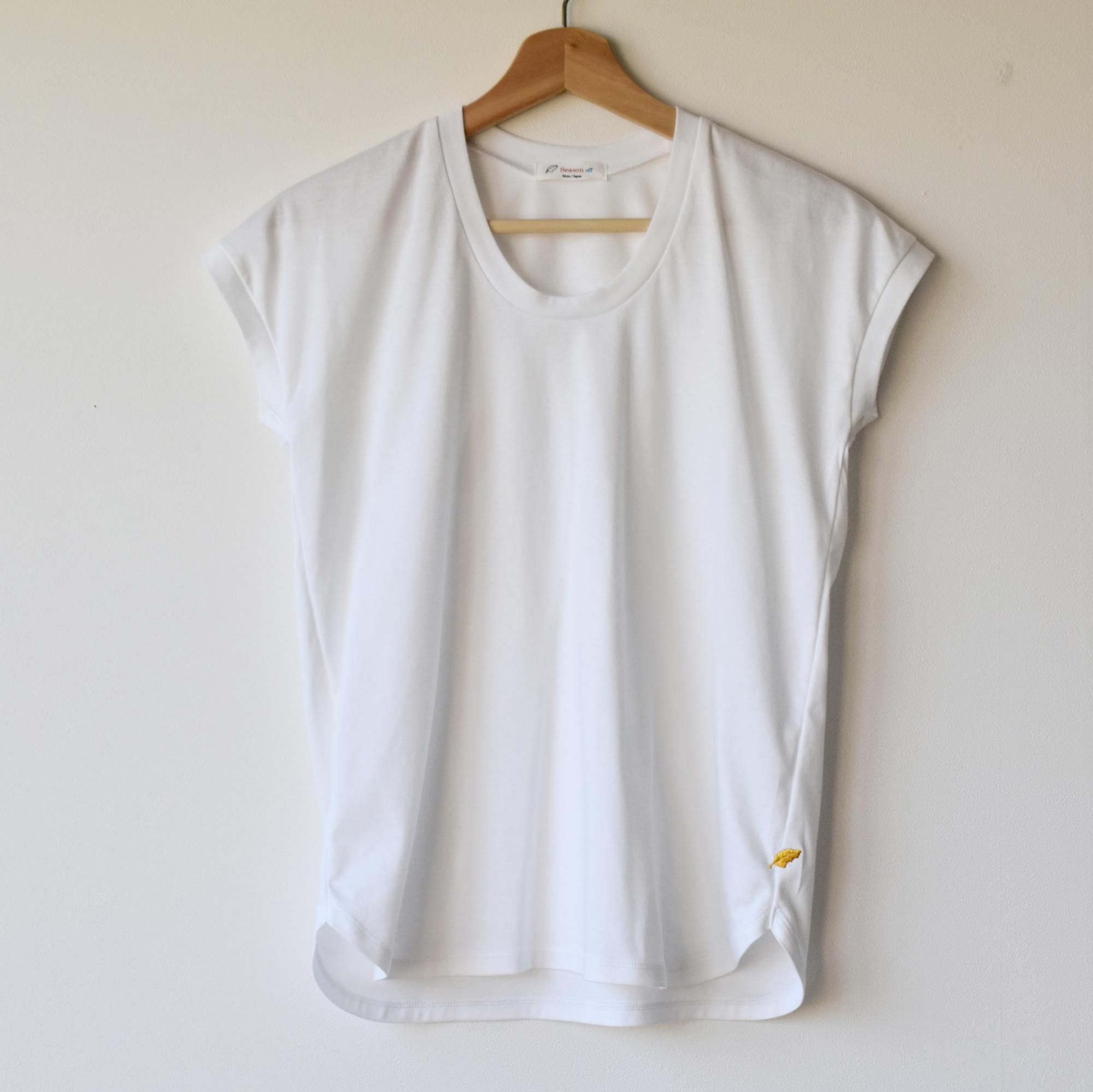 Season off：スムースフレンチスリーブTシャツ