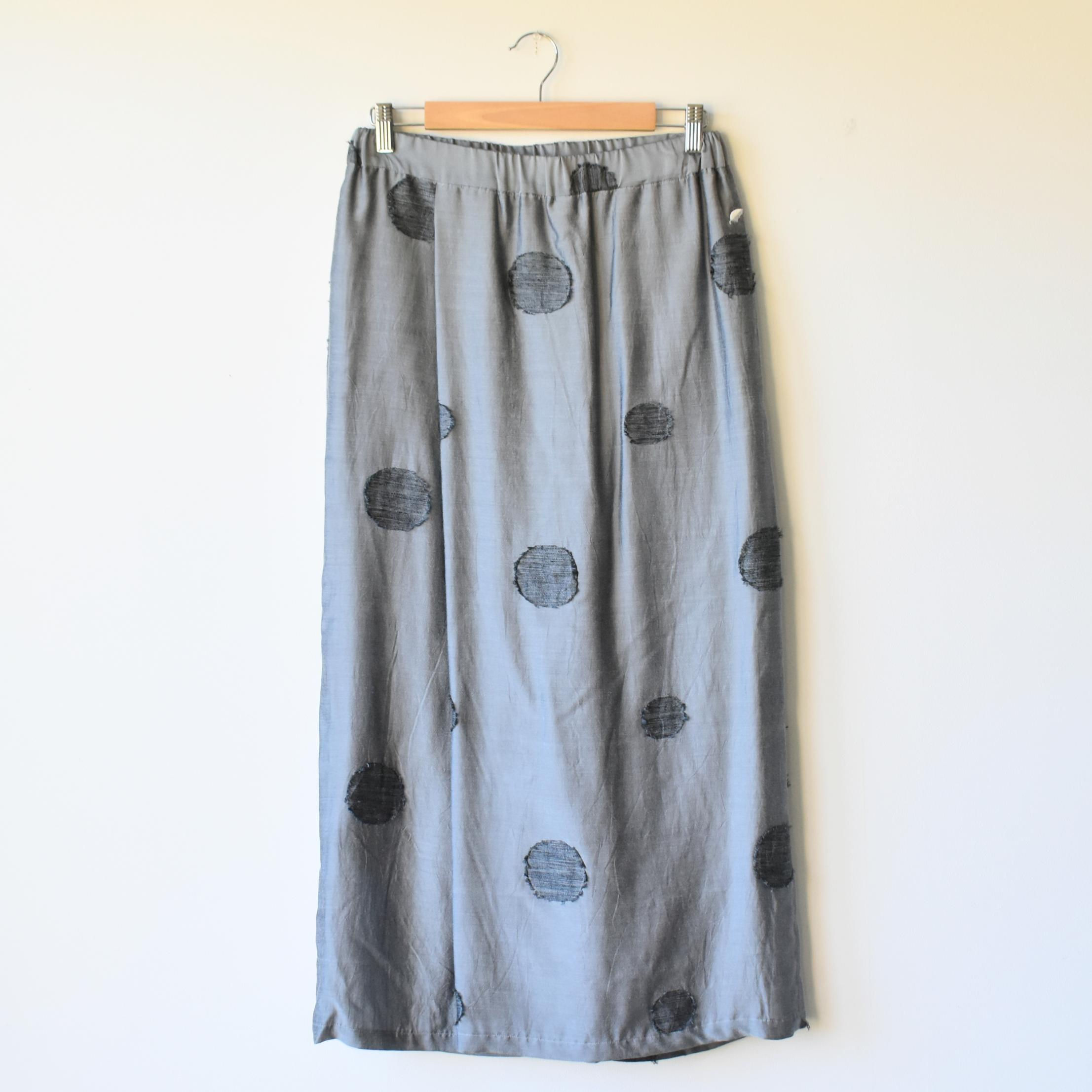 Season off:ドットカットジャガードラップパンツ