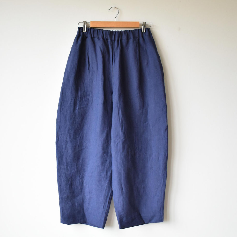 Season off:リネンワッシャーテーパードパンツ