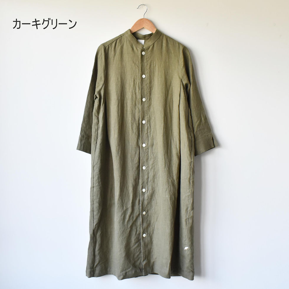 サムネイル： Season off：フレンチリネンシャツワンピース