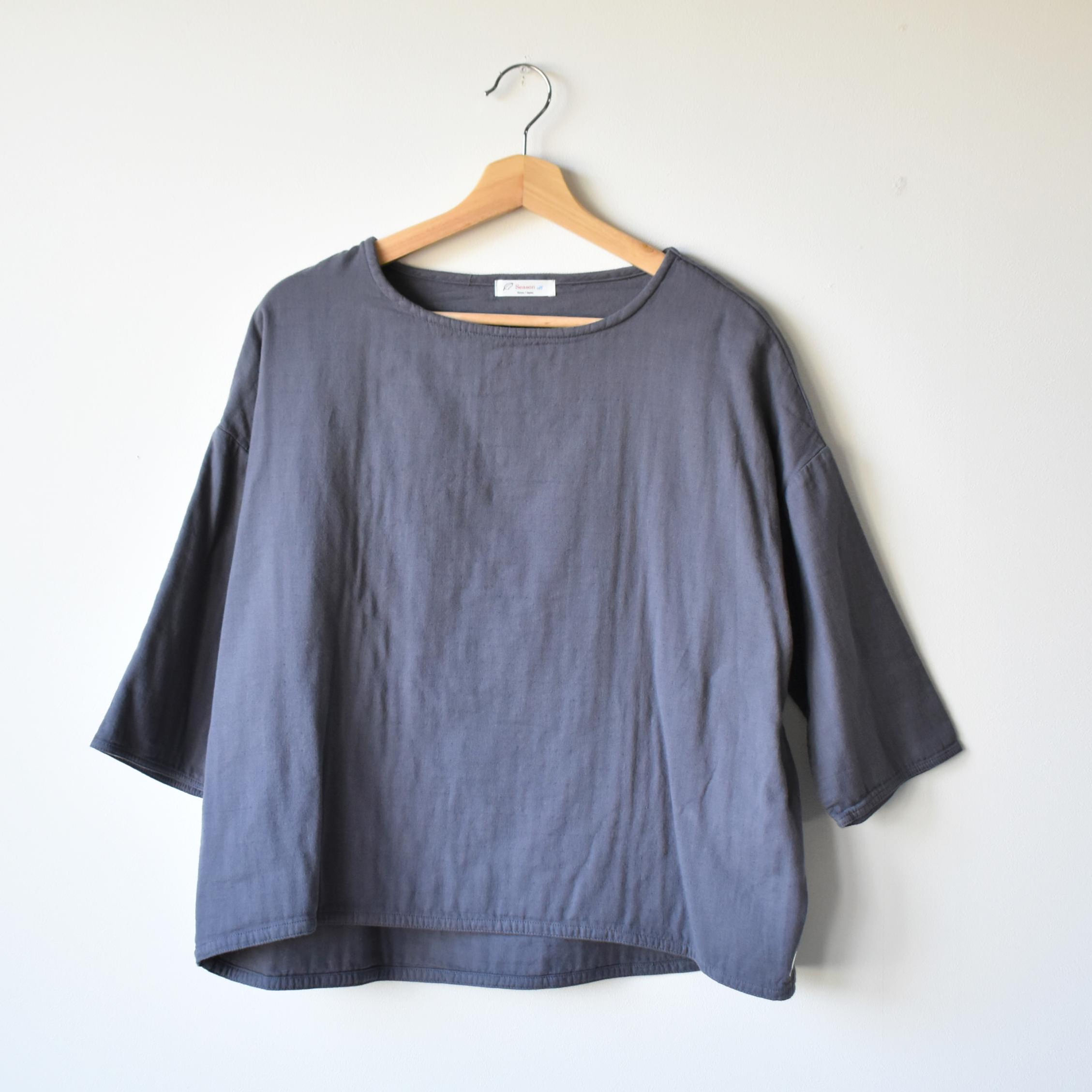 Season off:トリプルガーゼバルーンブラウス