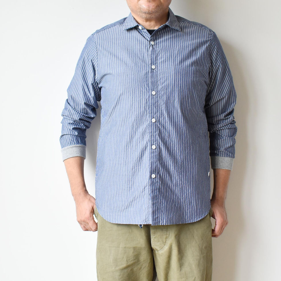 超長綿スムースウォッシュワークライフシャツ