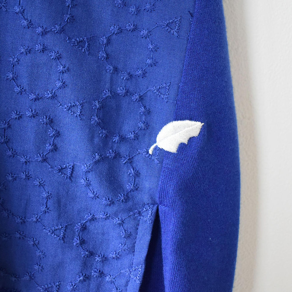 サムネイル： Season off：綿ローン刺繍Tシャツ