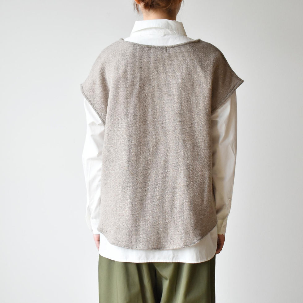 サムネイル： Season off：梨地リファインウールベスト