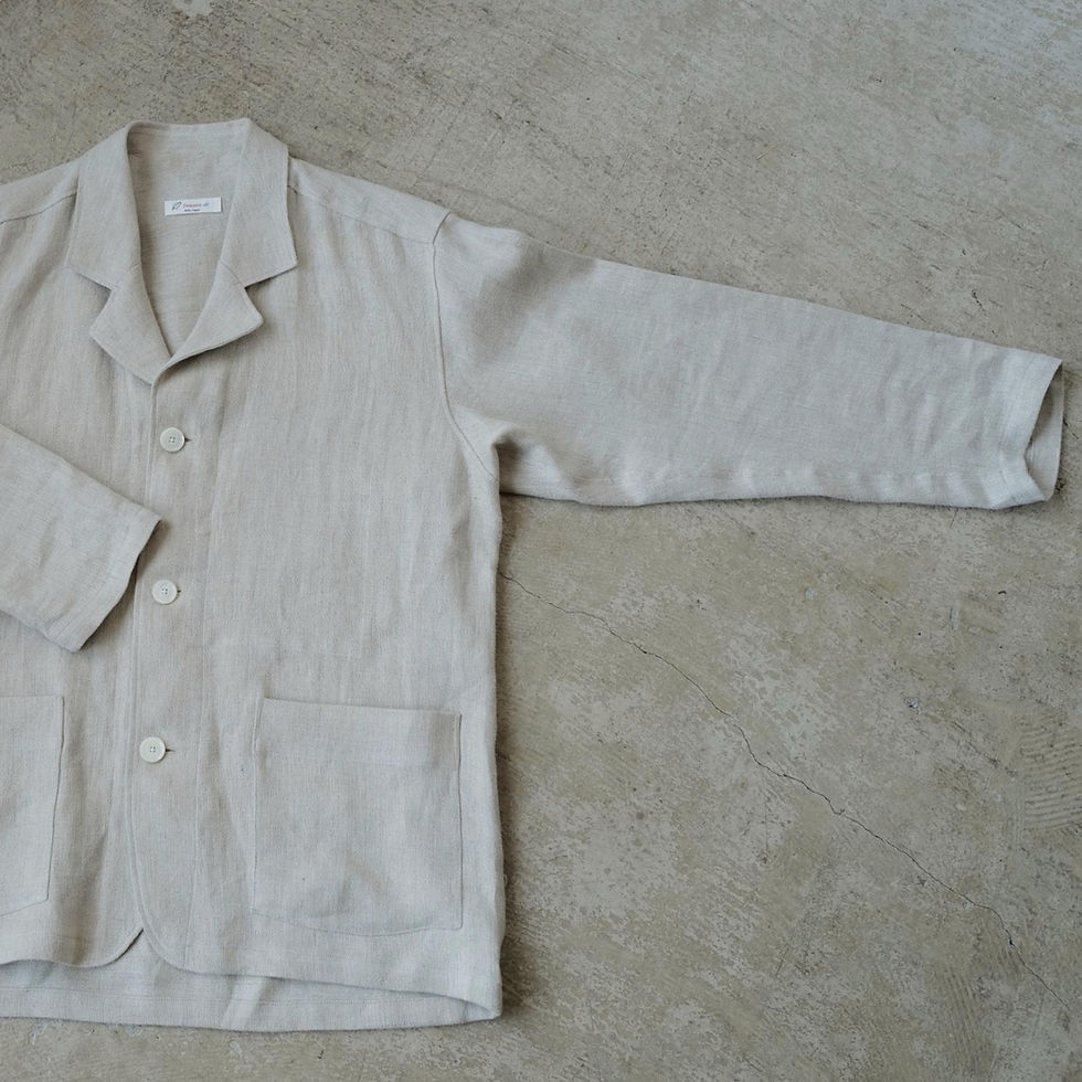 サムネイル： Season off：リネンワッシャーのジャケット