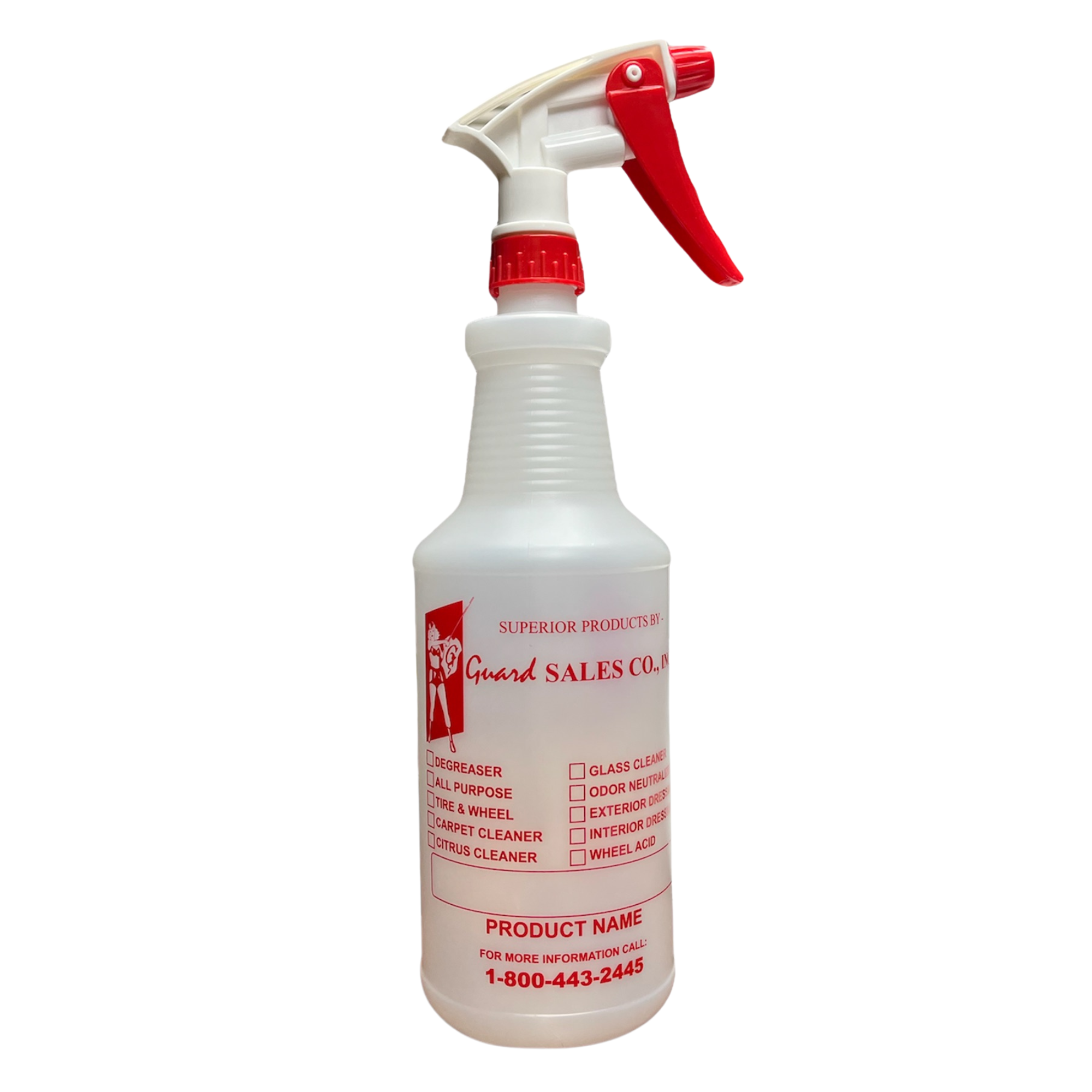 Quart Bottle - Spray Bottle - 32oz