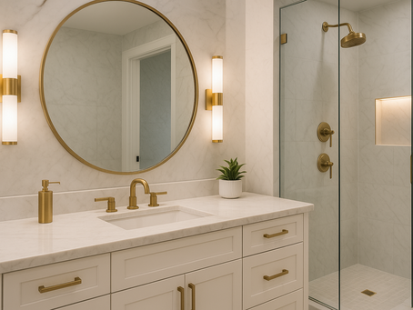 High-end faucets fixtures Houston homes with brass, black, and polished nickel finishes.