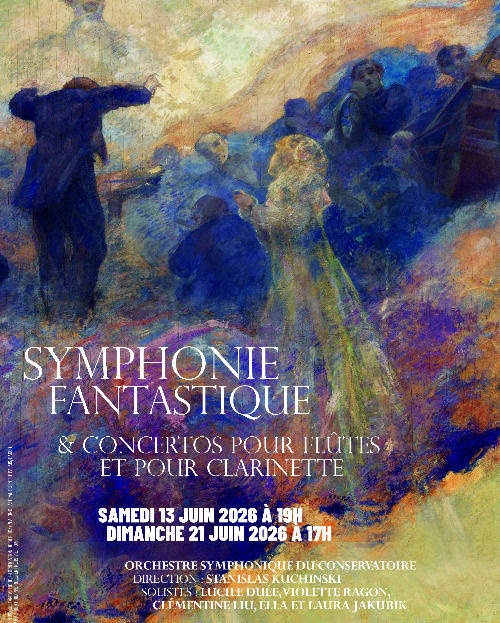 Symphonie fantastique de Berlioz et concertos pour flûtes et pour clarinette