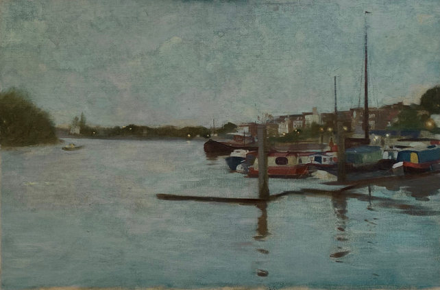 Hammersmith embankment, nocturne. 2012