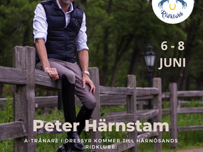 Dressyrträning för Peter Härnstam