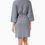 Thumbnail: Women's 100% Cotton Lightweight Kimono Robe – Soft Knit Short Bathrobe