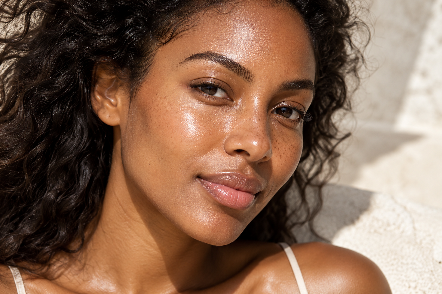 Natural skin beauty editorial portrait — Sleeping Mask vs. Night Cream: What Changes After Dark? | Marian Hanna
