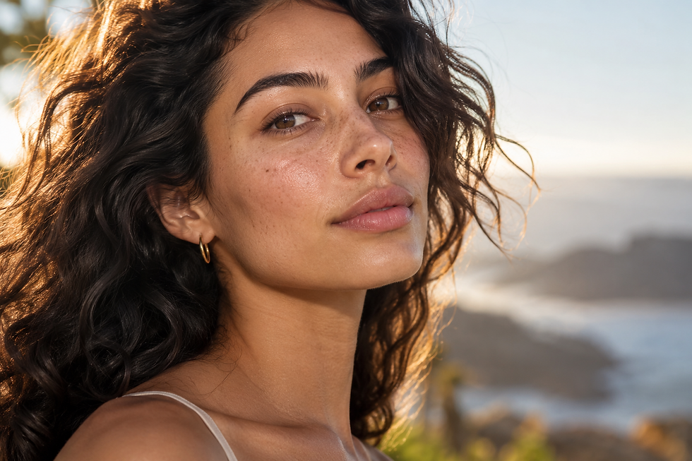 Natural skin beauty editorial portrait — The Morning and Evening Routine for Redness-Prone Skin | Marian Hanna