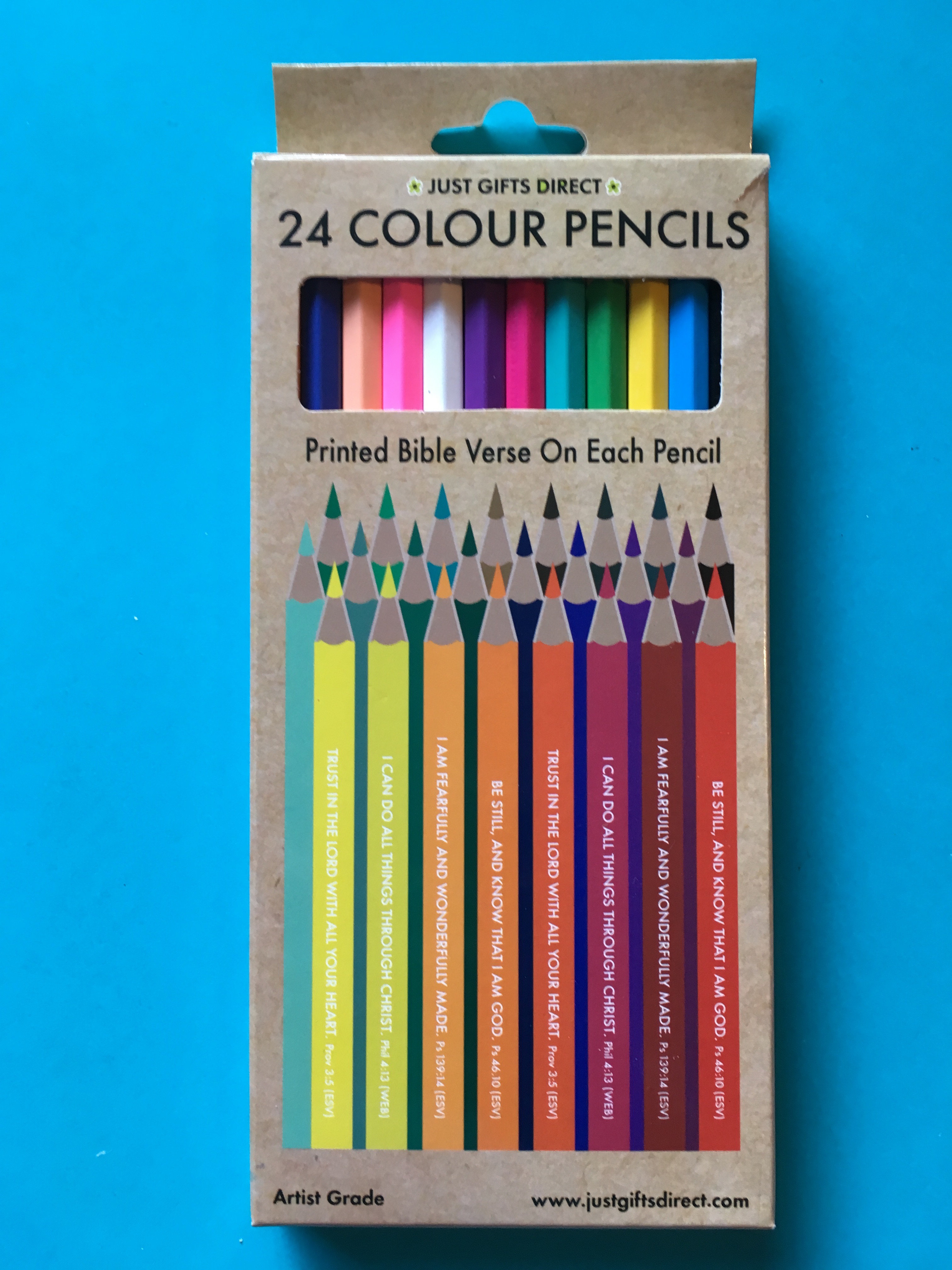 Bible verse Pencils. Colouring pencils. Bible verse gift. | Holyhopecouk Bible verse Pencils. Colouring pencils. Bible verse gift. | Holyhopecouk