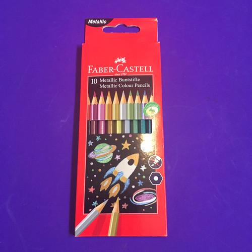 Faber Castell metallic colour pencils. Holyhopecouk