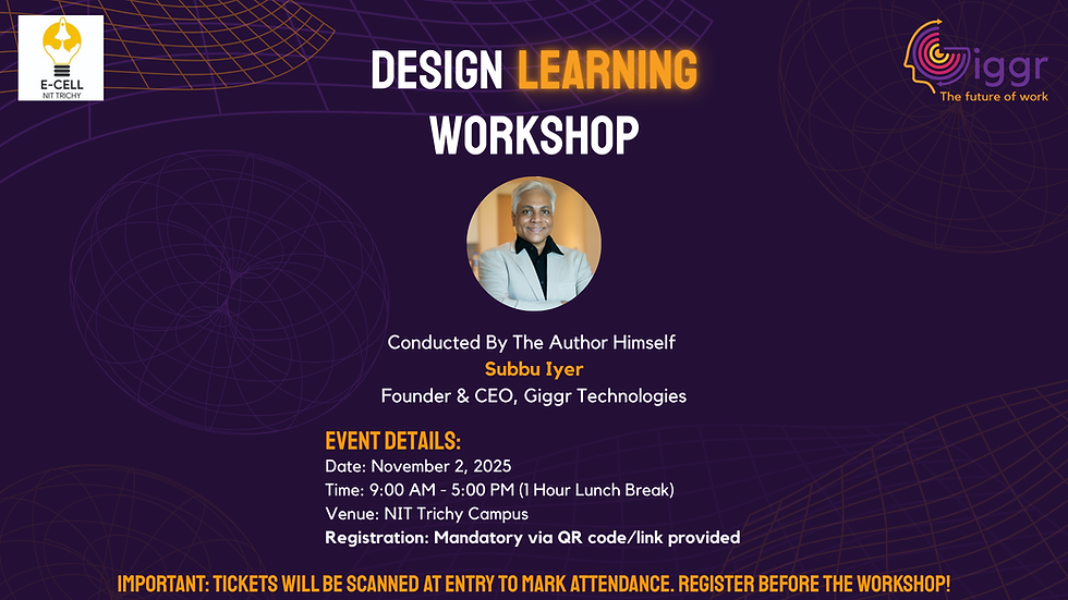 Design Learning Workshop: Bridging Potential with Performance