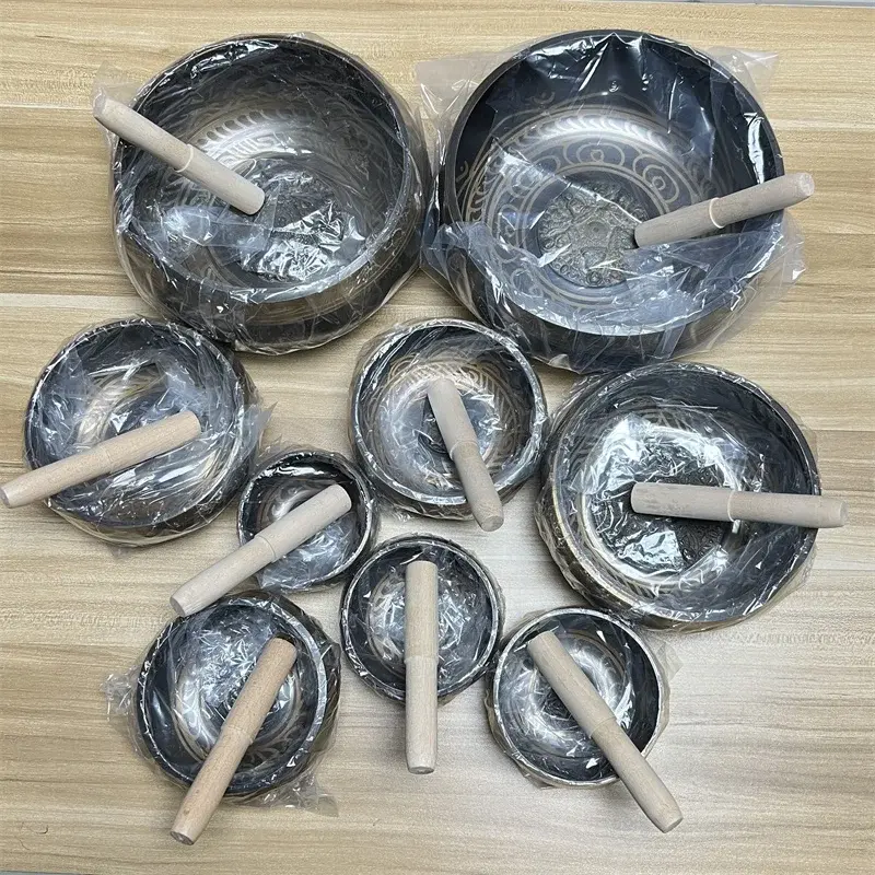Thumbnail: Sound Mallet Tibetan Bowl Singing Bowl Set - for Meditation Healing