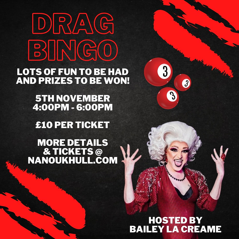 Drag Bingo 5/11/22