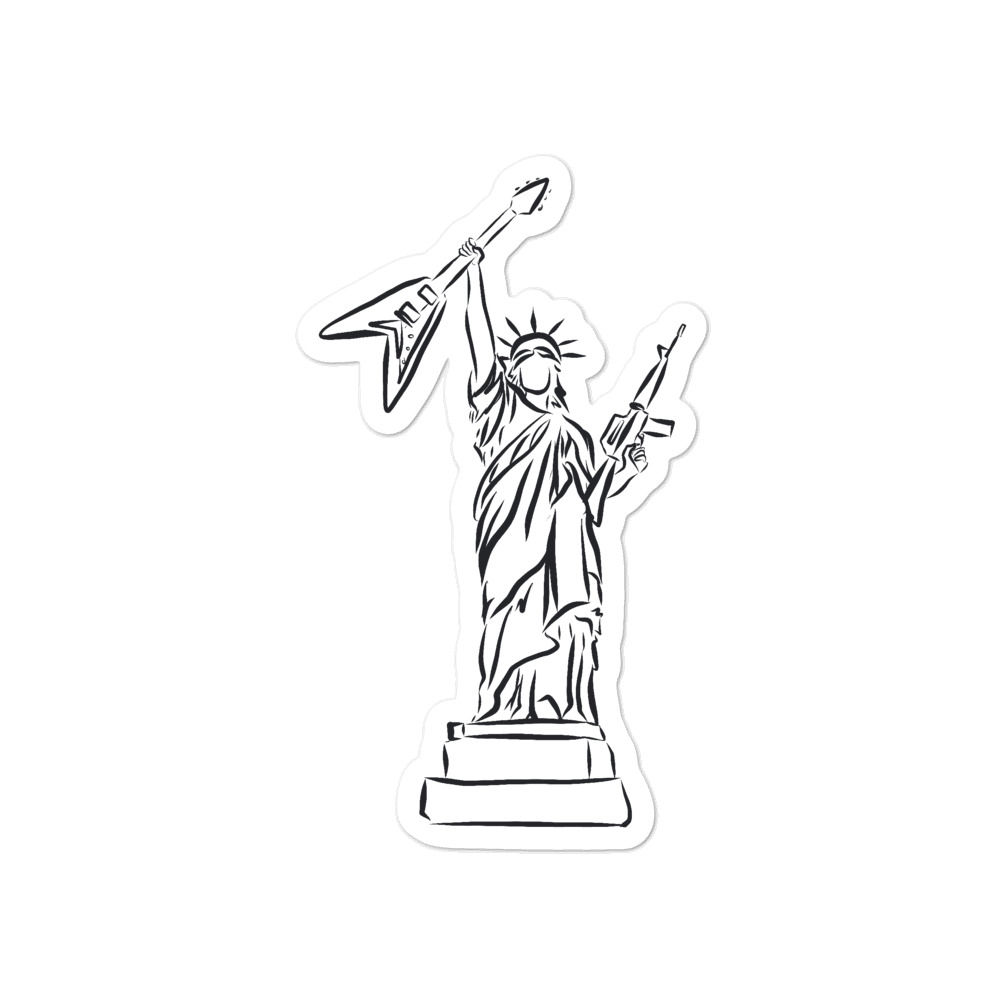 Lady Liberty Sticker