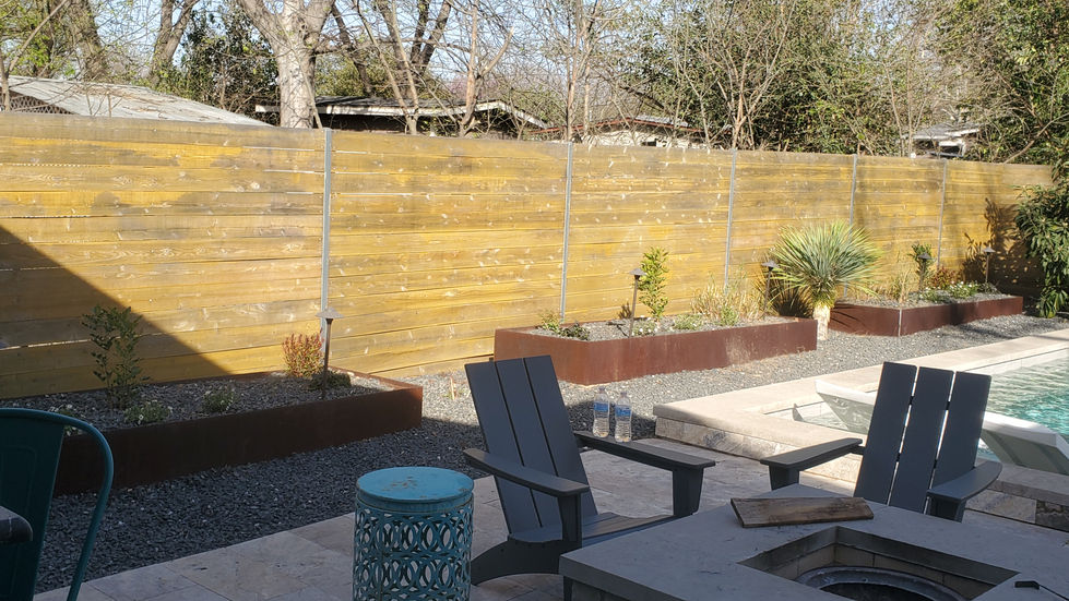 wooden fence