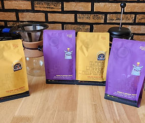 Moon Coffee Italian dark roast Peruvian medium