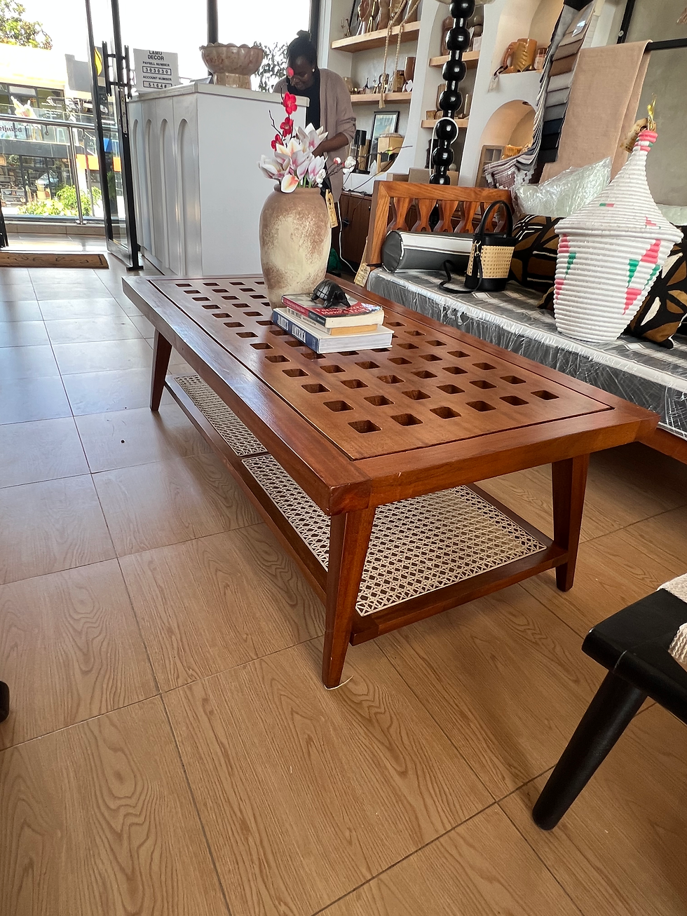 Thumbnail: Mraba woven Coffee table
