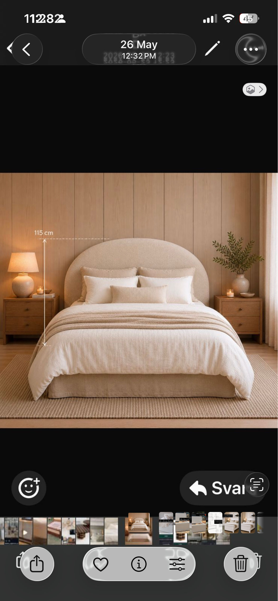 Fabric bed