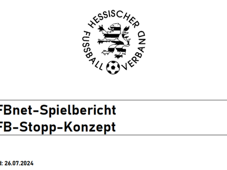 Neuerung DFBnet / DFB-Stopp-Konzept