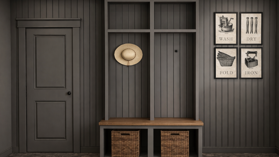 Laundry & Mudroom Combo