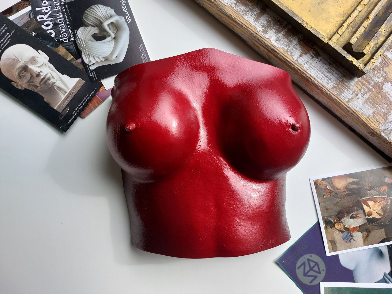 Red Female Torso