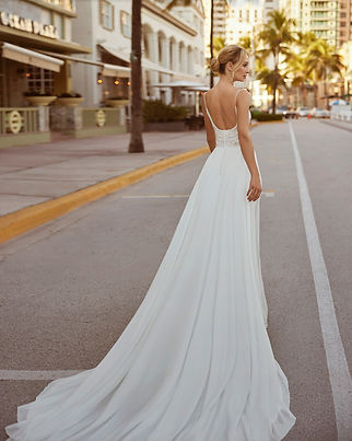 CARINA by LUNA NOVIAS, bridal dress available in our bridal shop in Warwickshire