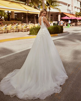 CHAROL by LUNA NOVIAS is available in our bridal shop in Warwickshire