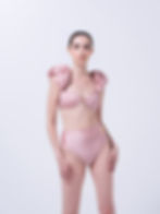 TRAJE DE BAÑO DOS PIEZAS BIKINI MUJER ELEGANTE ROMANTICO
