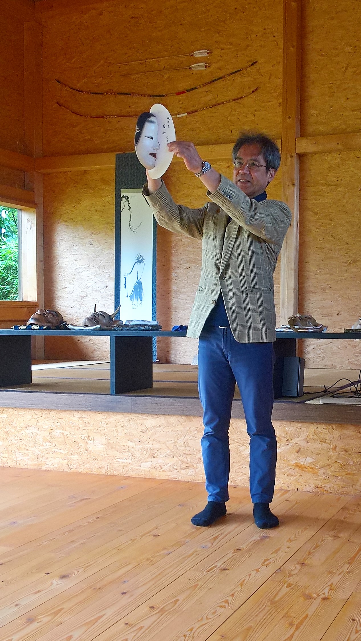 2017.06.17, WienerBerg Kyudojo, Noh Seminar 001