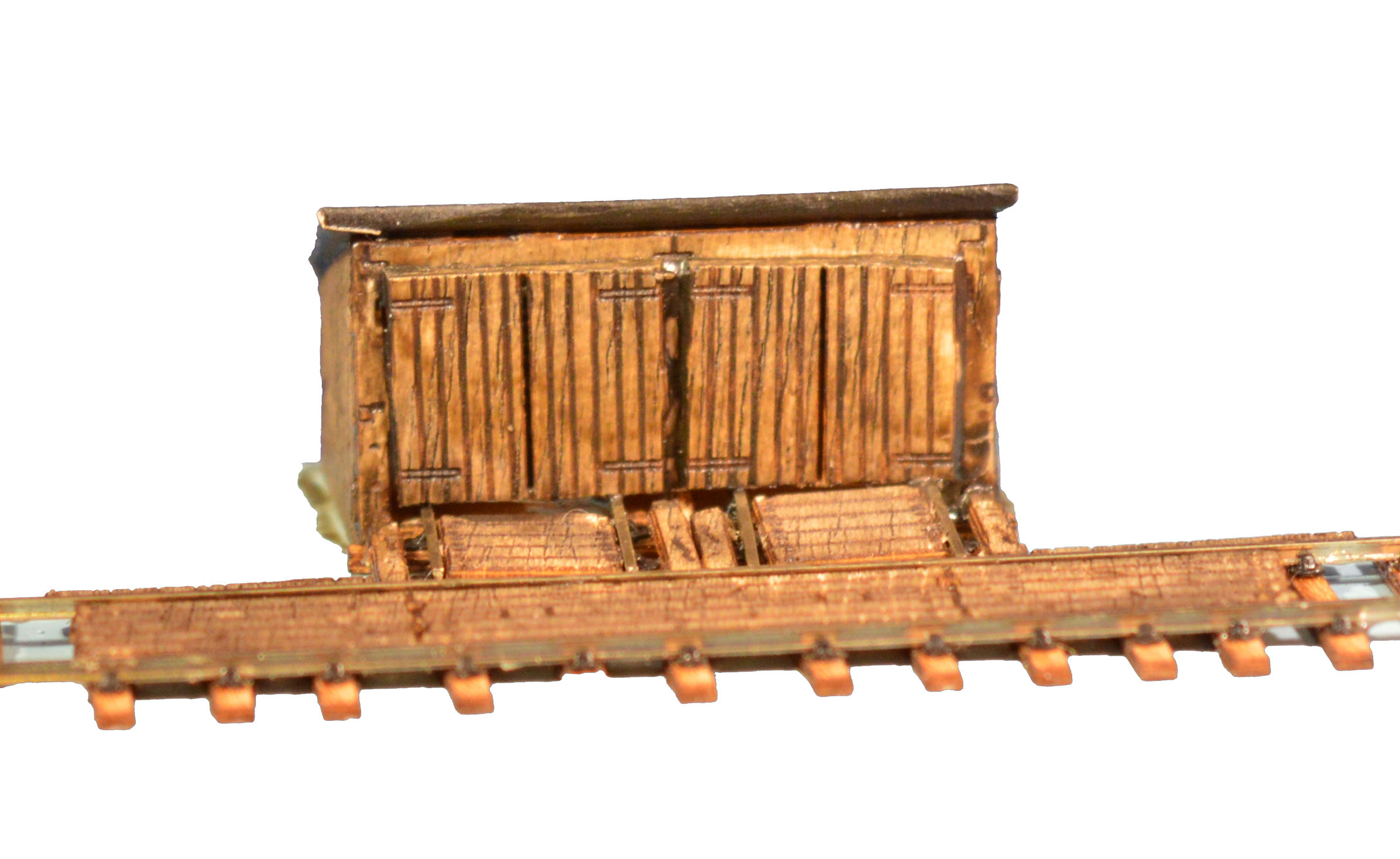 N Gauge - Wickham Trolley Shed (double) (Mixed media kit)