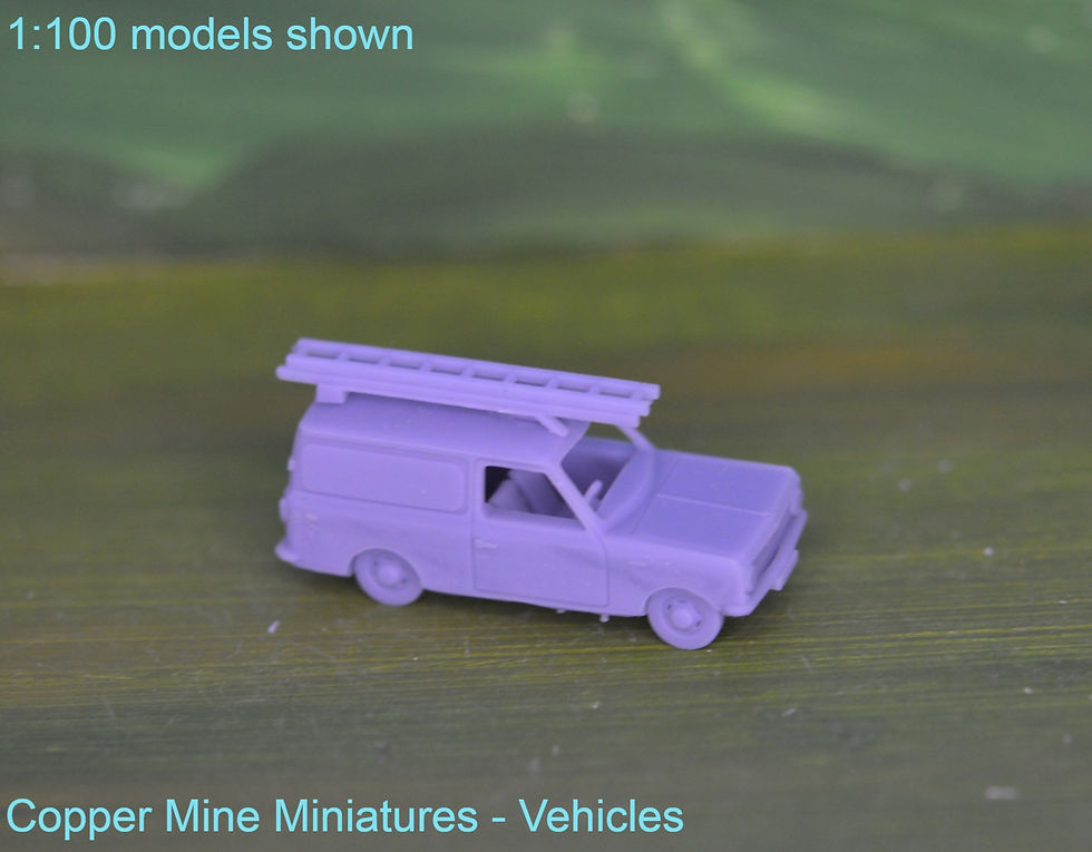 Thumbnail: 1963 - Bedford HA Van, Beagle & Vauxhall Viva - 1:120 1:100 1:76 1:43