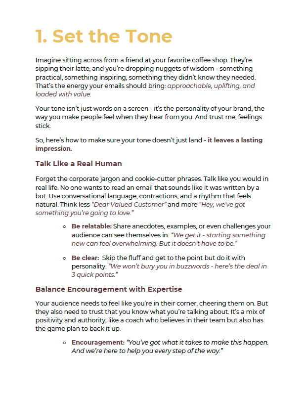 Thumbnail: EMAIL Drip Campaign (6X) *TEMPLATE