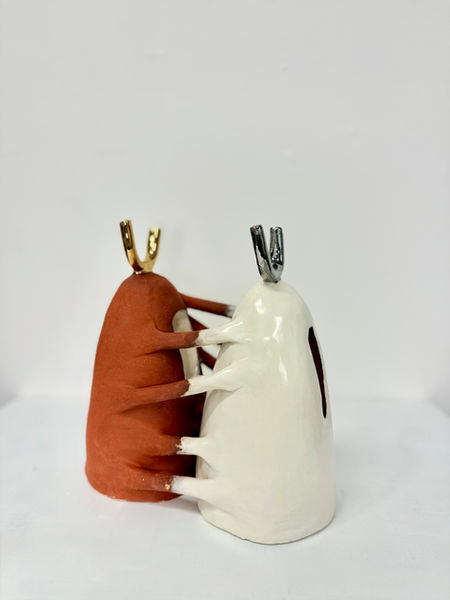 embrace, empathy, terracota, sculpture, connection, community