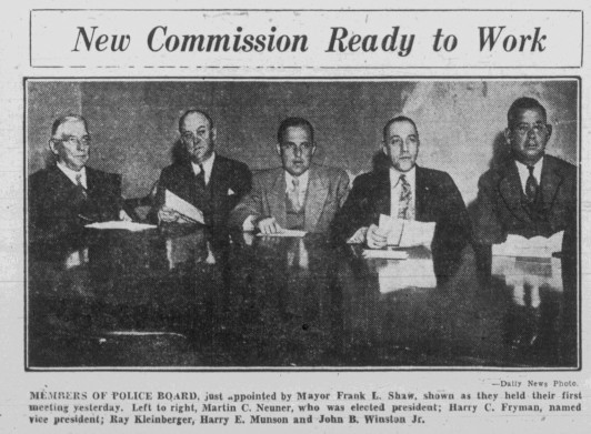 Fryman on Police Commission