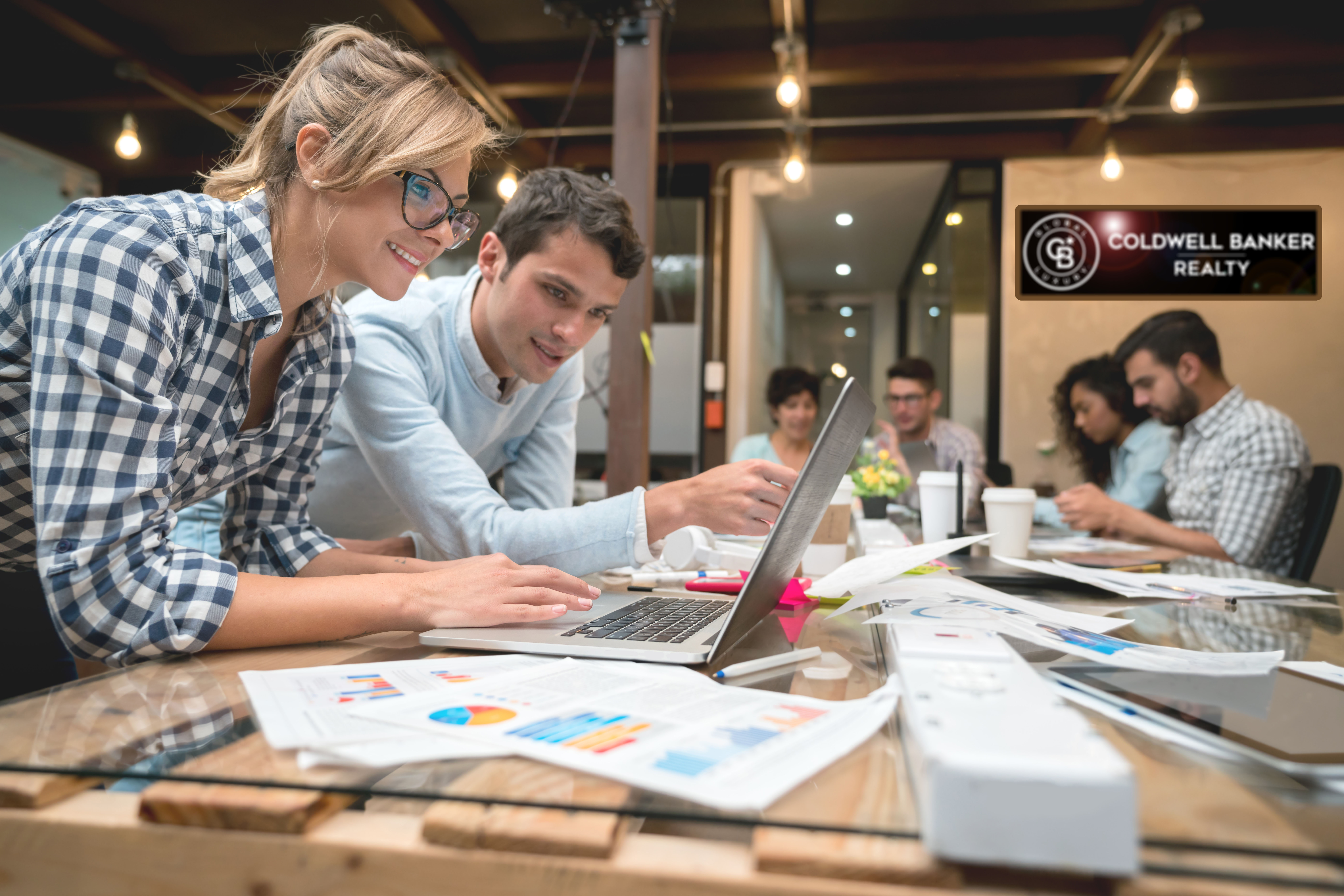 Misraje Real Estate Partners collaborating with their team to prepare a Fryman Estates home for sale