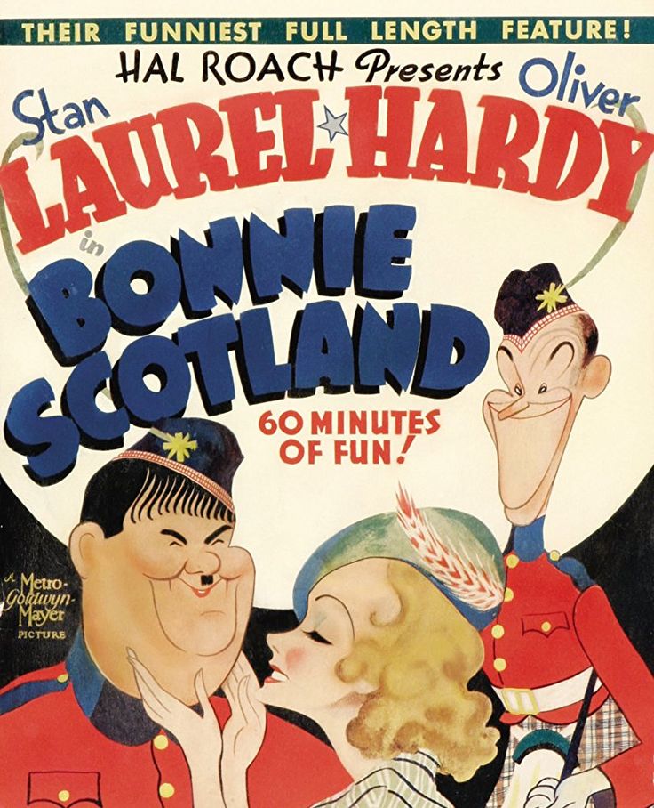 Bonnie Scotland scene showing Fryman Ranch landscape in 1935 Laurel and Hardy film