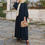 Thumbnail: Zara Retro Muslim Dress Long Puff Sleeve Abaya 